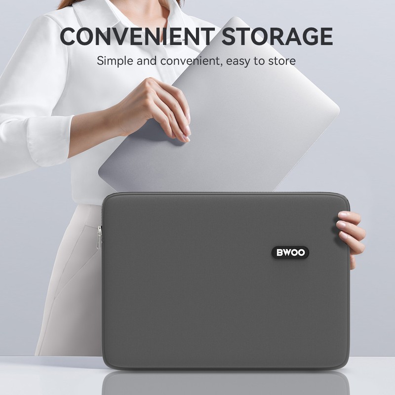 Husa laptop BWOO 15 inch, Gri