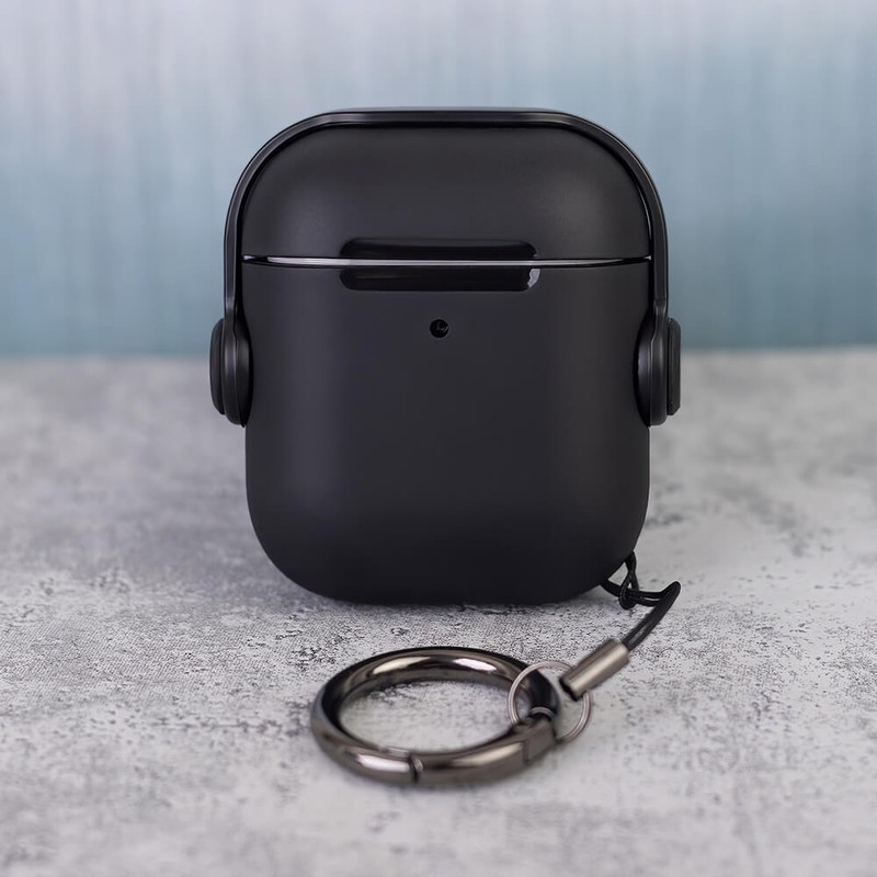 Husa casti pentru AirPods / AirPods 2, Negru