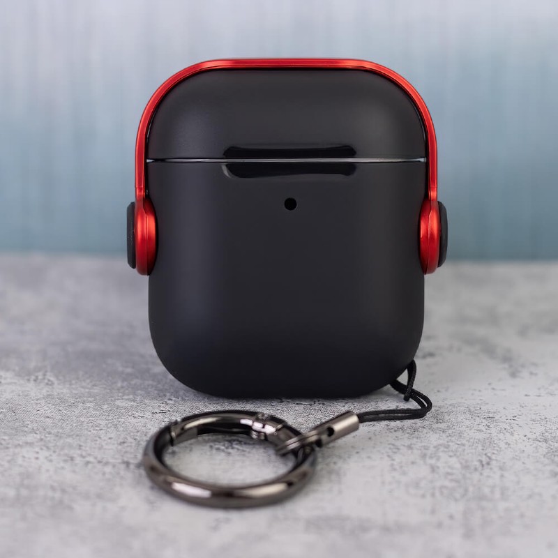Husa casti pentru AirPods / AirPods 2, Rosu
