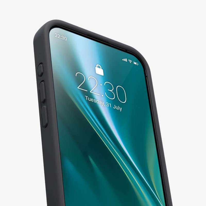 Husa Etteri Silicone Mag pentru iPhone 16 Pro, Carcasa magnetica, Negru