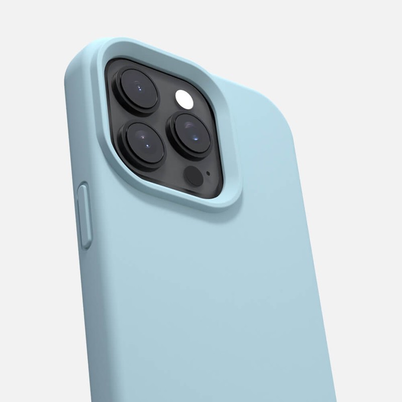 Husa Etteri Silicone Mag pentru iPhone 16 Pro Max, Carcasa magnetica, Albastru