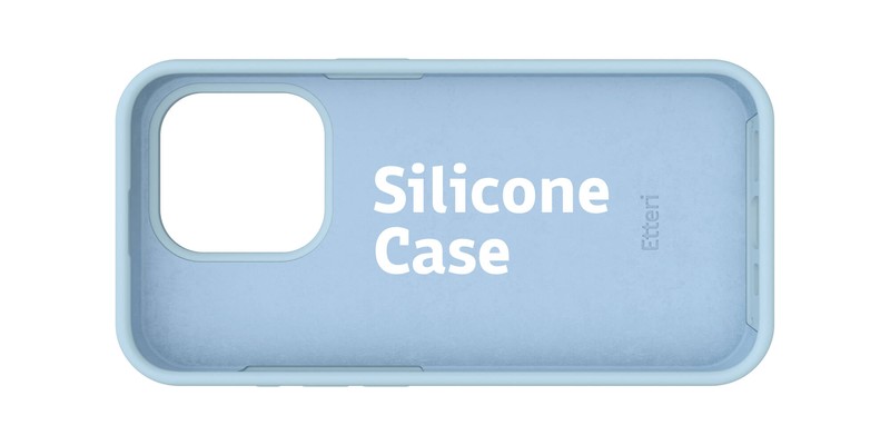 Husa Etteri Silicone Mag pentru iPhone 17, Carcasa magnetica, Albastru
