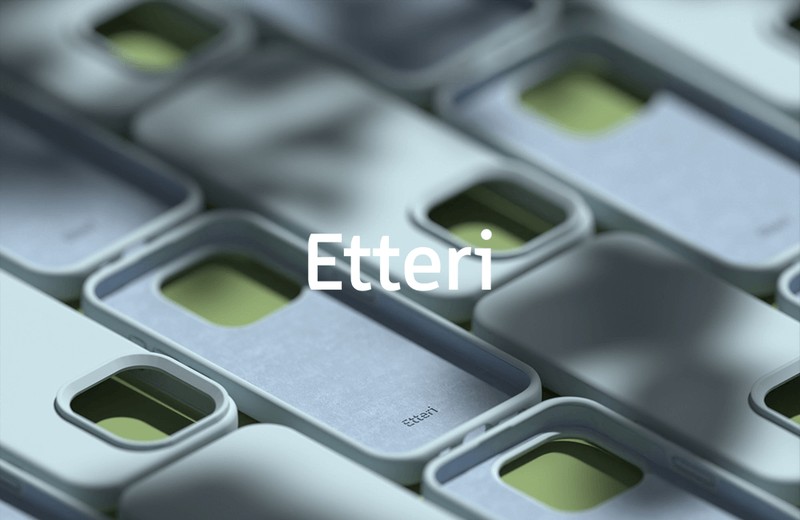 Husa Etteri Silicone Mag pentru iPhone 17, Carcasa magnetica, Albastru