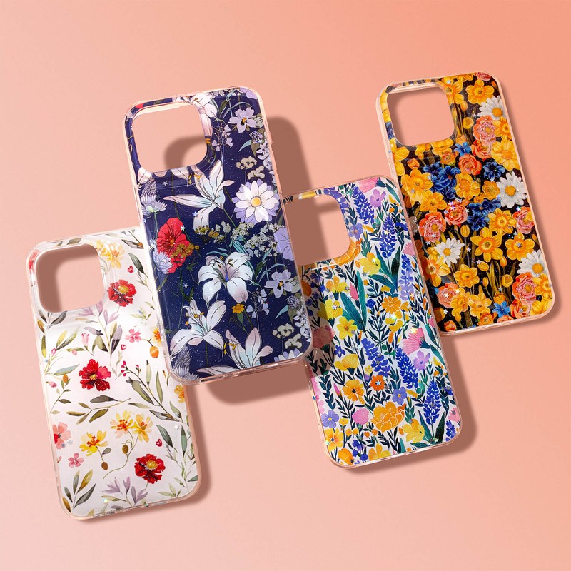 Husa Glow Glam pentru Samsung Galaxy A07 4G, Carcasa, Portocaliu
