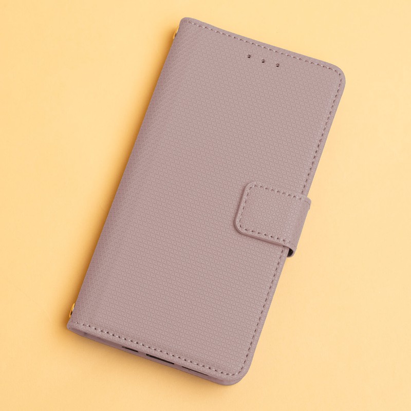 Husa Smart Triangle pentru Xiaomi Redmi 15C 4G, tip carte, Roz