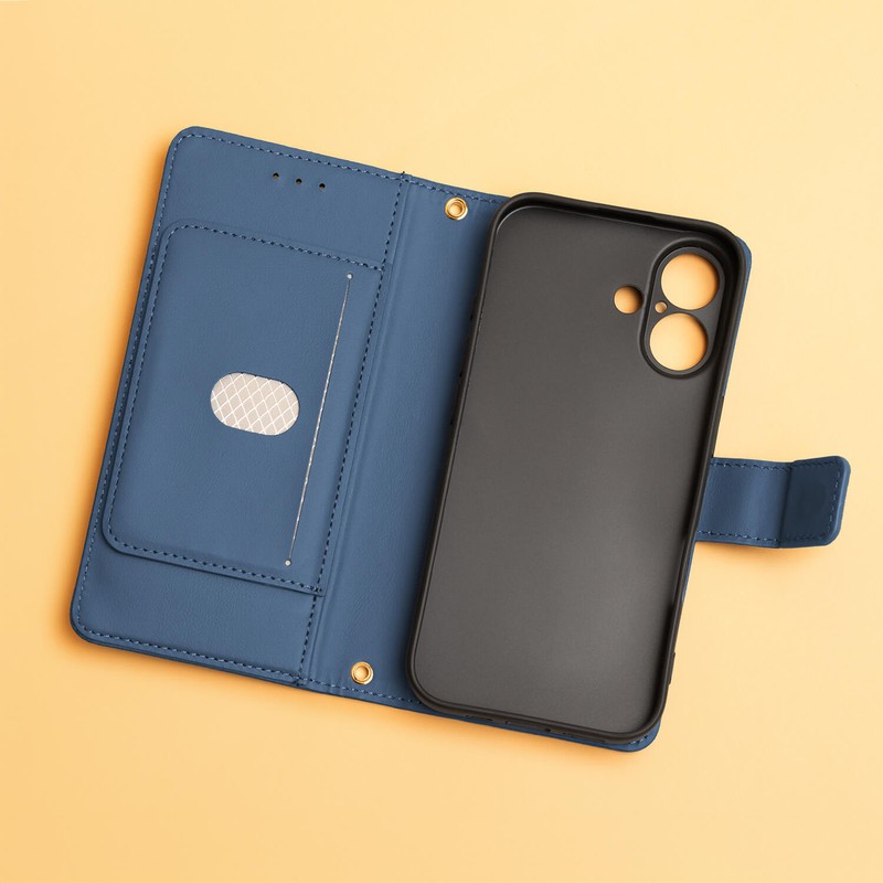 Husa Smart Triangle pentru Xiaomi Redmi 15C 4G, tip carte, Roz