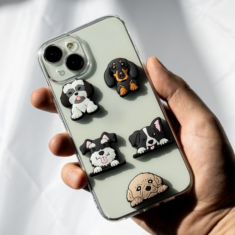 Set stickere 3D model Dog