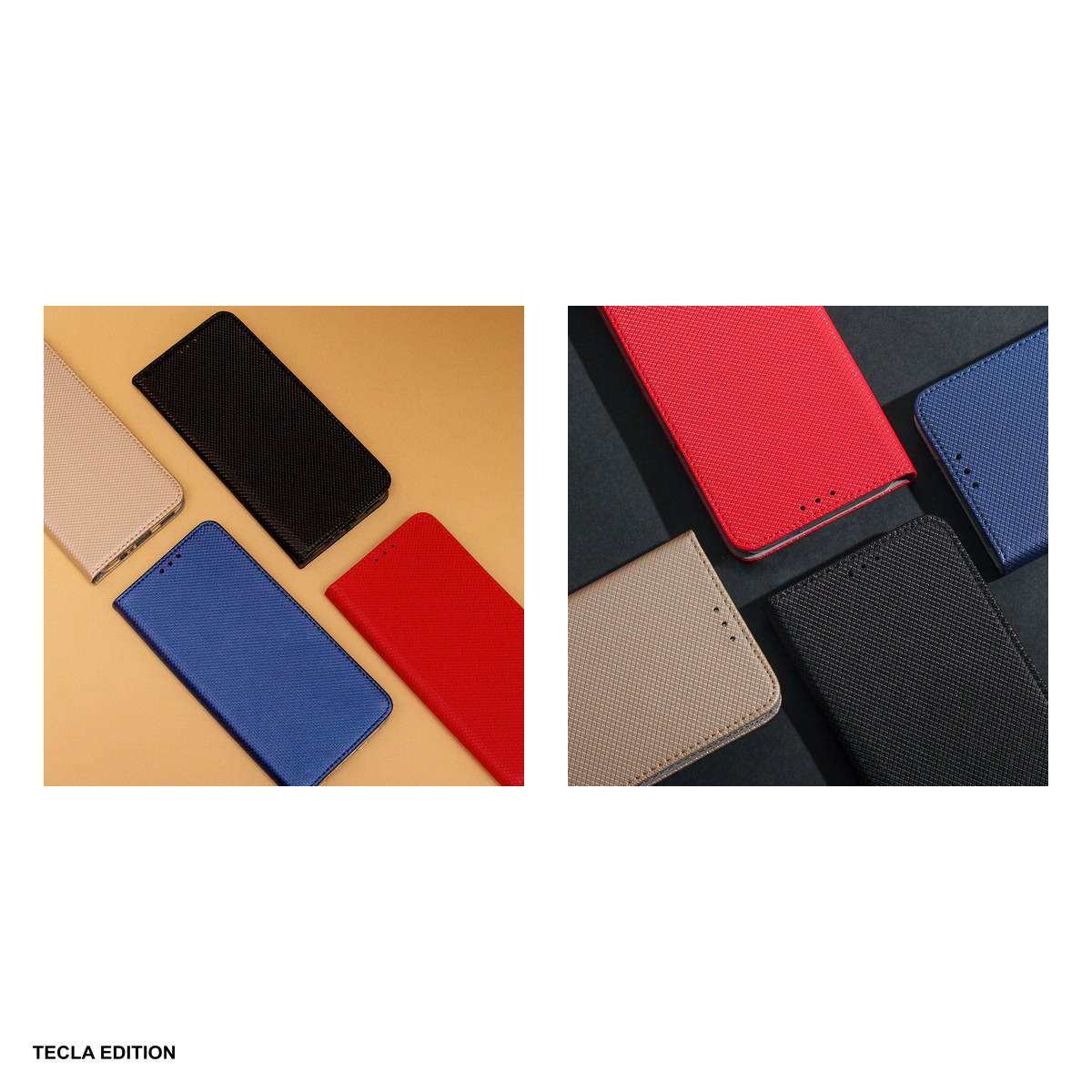 Husa Smart Magnet pentru OPPO A6 Pro 5G, tip carte cu inchidere magnetica, Auriu [4]