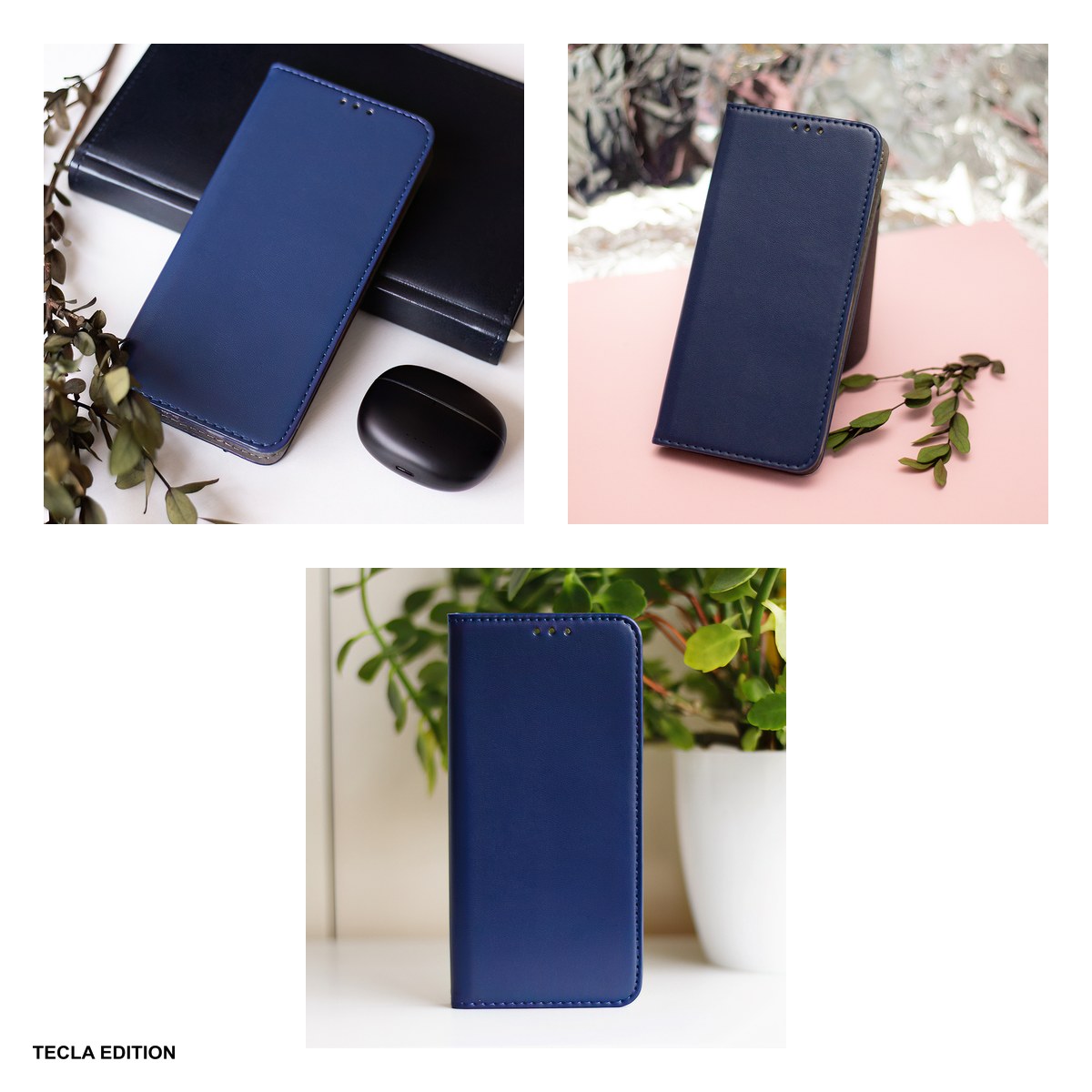Husa Smart Magnetic pentru OPPO A6 Pro 5G, tip carte cu inchidere magnetica, Albastru [5]