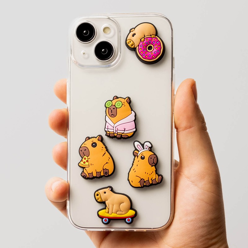 Set stickere 3D model Capybara