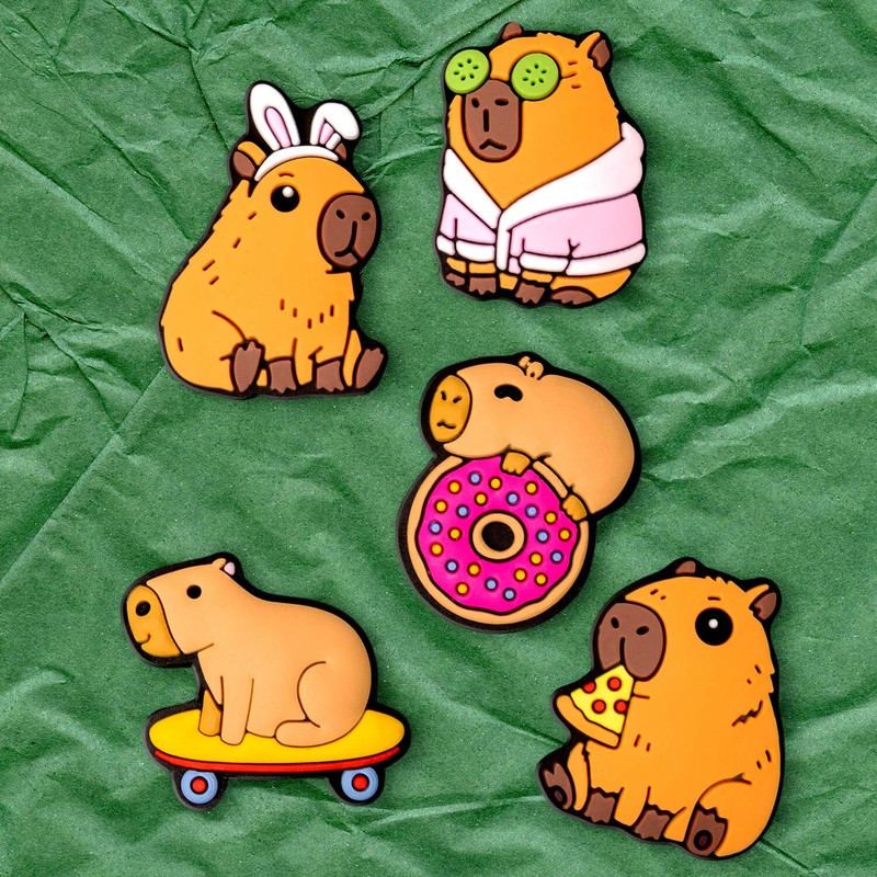 Set stickere 3D model Capybara