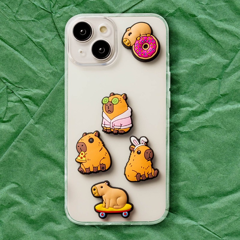 Set stickere 3D model Capybara