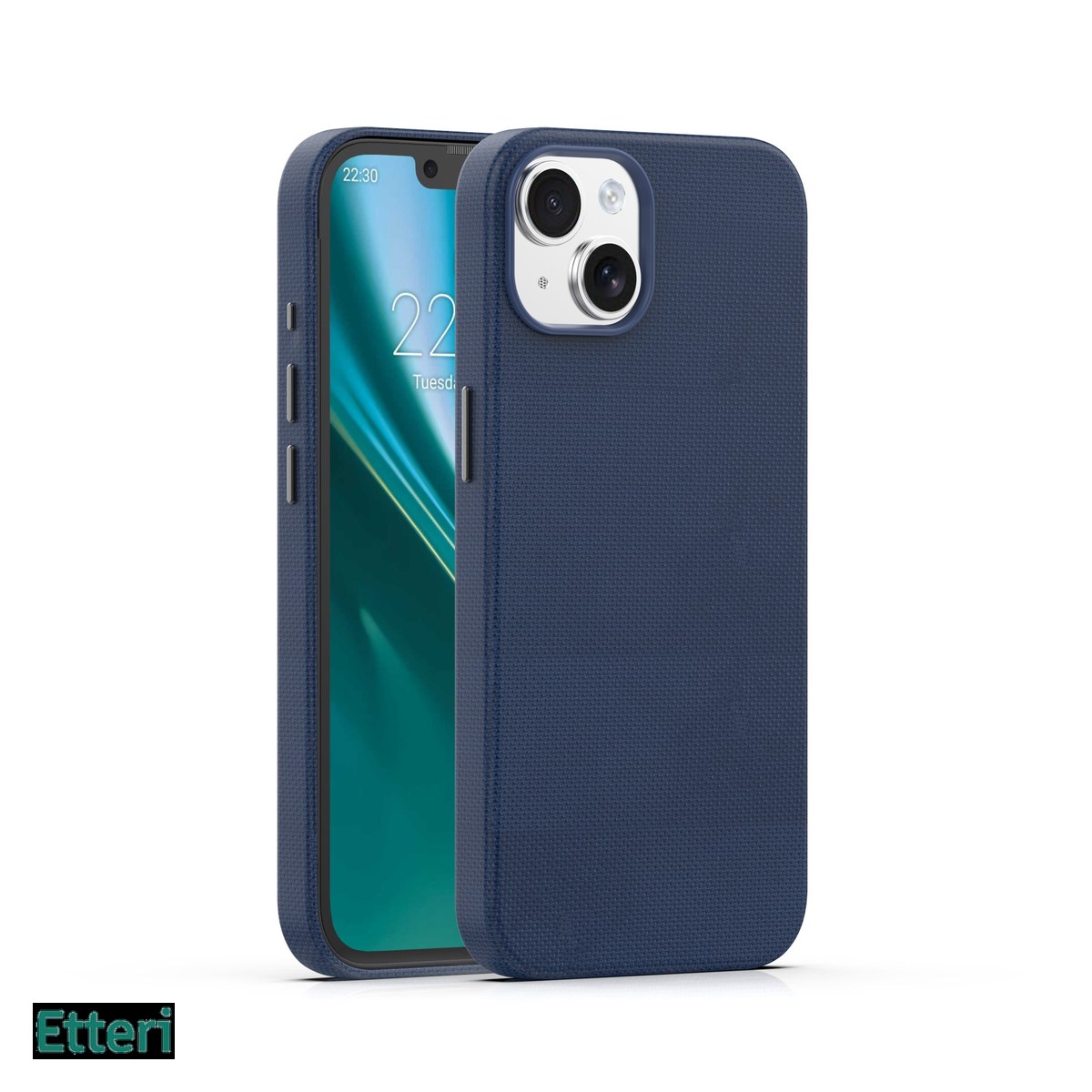 Huse si protectii smartphone - Husa Etteri Elegant Mag pentru Apple iPhone 13, Carcasa magnetica, Albastru