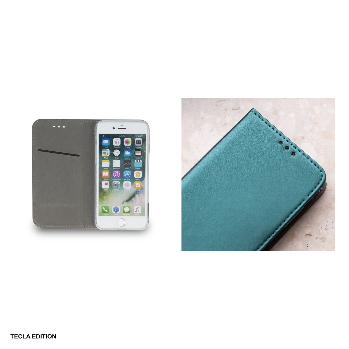 Husa Smart Magnetic pentru OPPO Reno 15FS, tip carte cu inchidere magnetica, Verde [4]