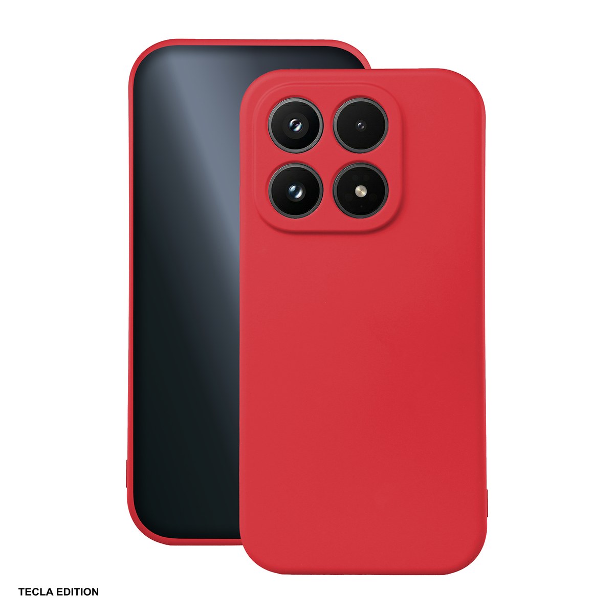 Huse si protectii pentru Xiaomi 17 - Husa Silicon pentru Xiaomi 17, Carcasa, Rosu