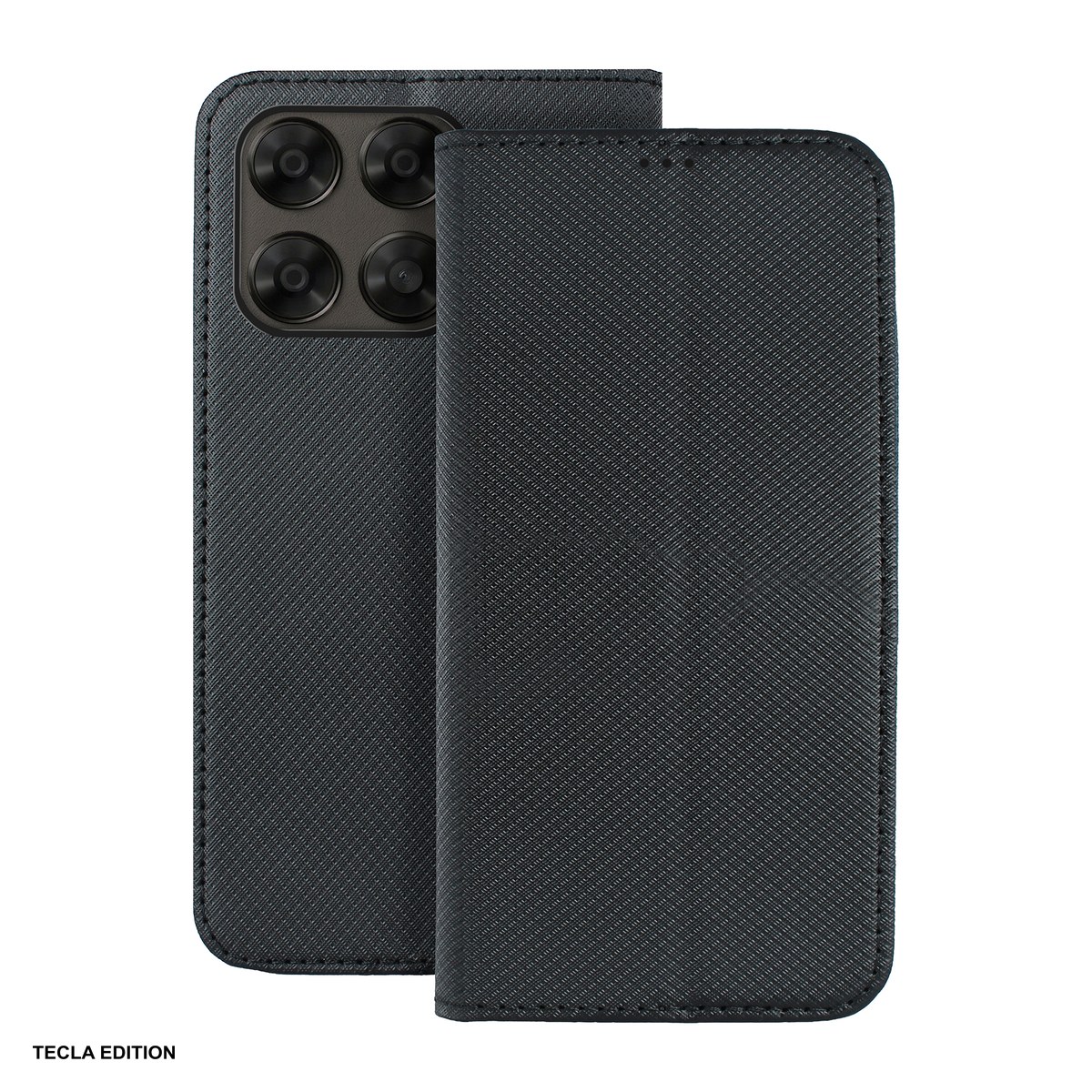 Huse si protectii pentru Motorola Moto G67 5G - Husa Smart Magnet pentru Motorola Moto G67 5G, tip carte, Negru
