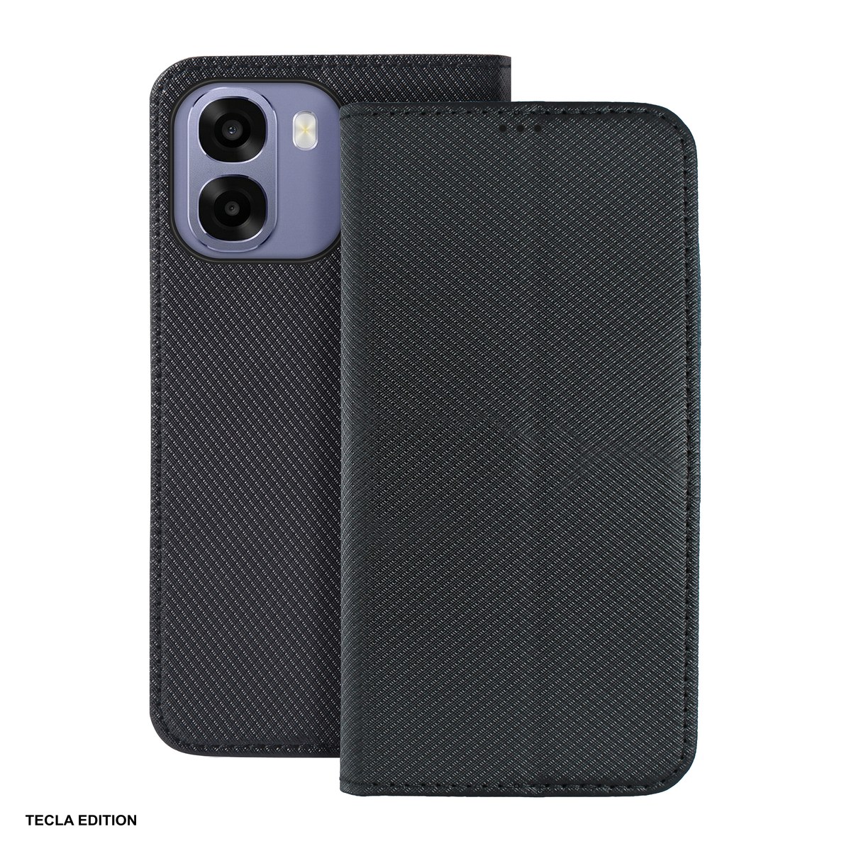 Huse si protectii pentru Oppo A6 4G - Husa Smart Magnet pentru OPPO A6 4G, tip carte, Negru