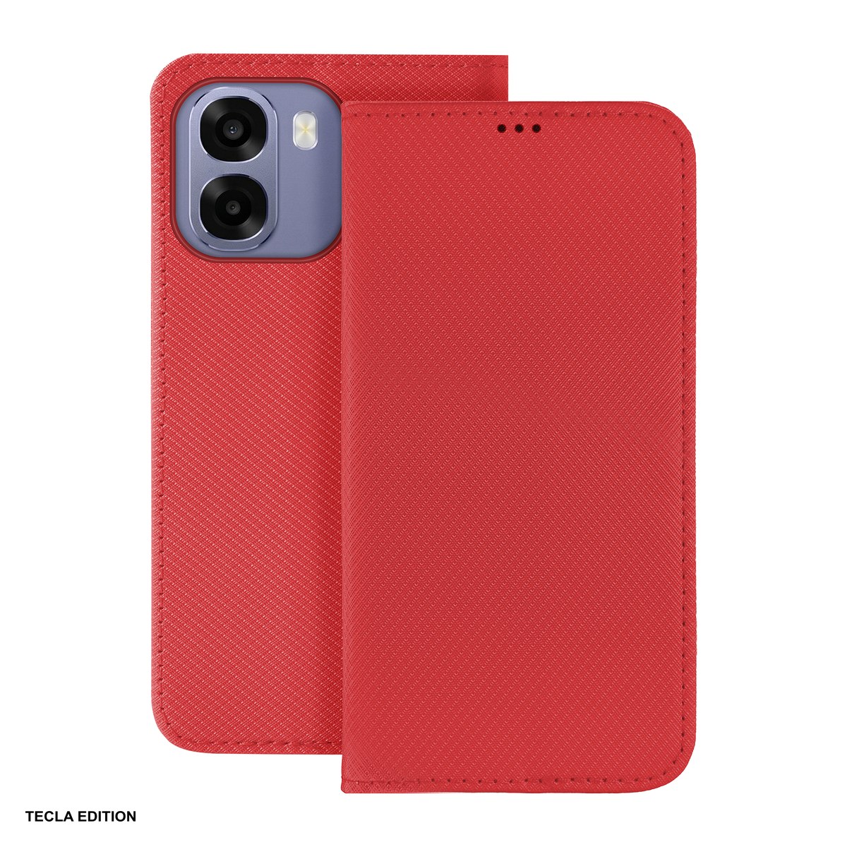 Huse si protectii pentru Oppo A6 4G - Husa Smart Magnet pentru OPPO A6 4G, tip carte, Rosu