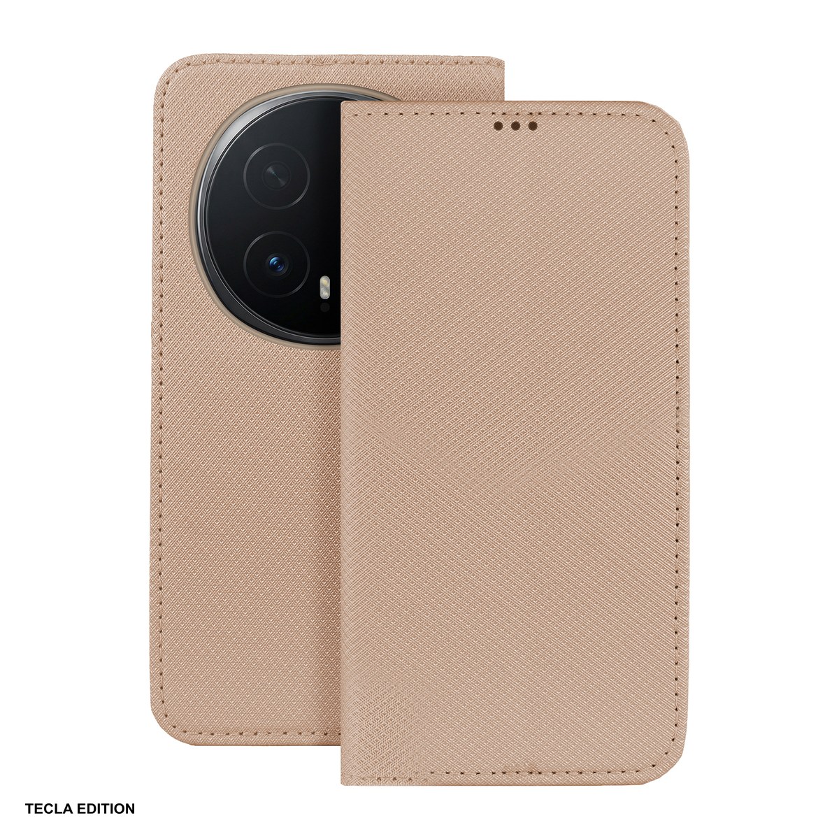 Huse si protectii pentru Honor Magic 8 Pro - Husa Smart Magnet pentru Honor Magic 8 Pro, tip carte, Auriu
