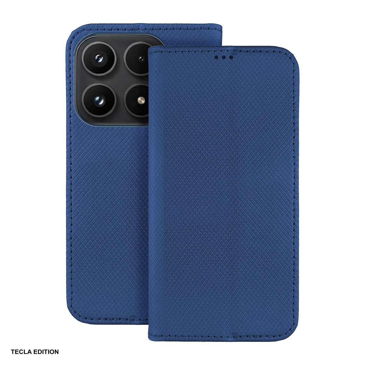 Huse si protectii pentru Xiaomi 17 - Husa Smart Magnet pentru Xiaomi 17, tip carte, Albastru