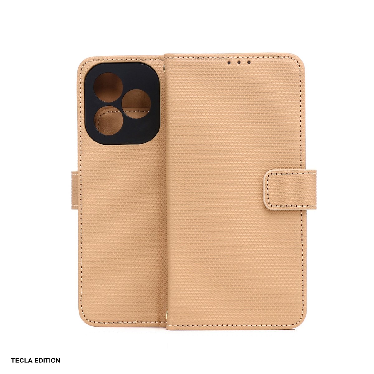 Huse si protectii pentru Honor 600 Lite - Husa Smart Triangle pentru Honor 600 Lite, tip carte, Maro