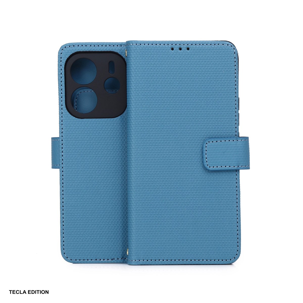 Huse si protectii pentru Honor 600 Lite - Husa Smart Triangle pentru Honor 600 Lite, tip carte, Albastru