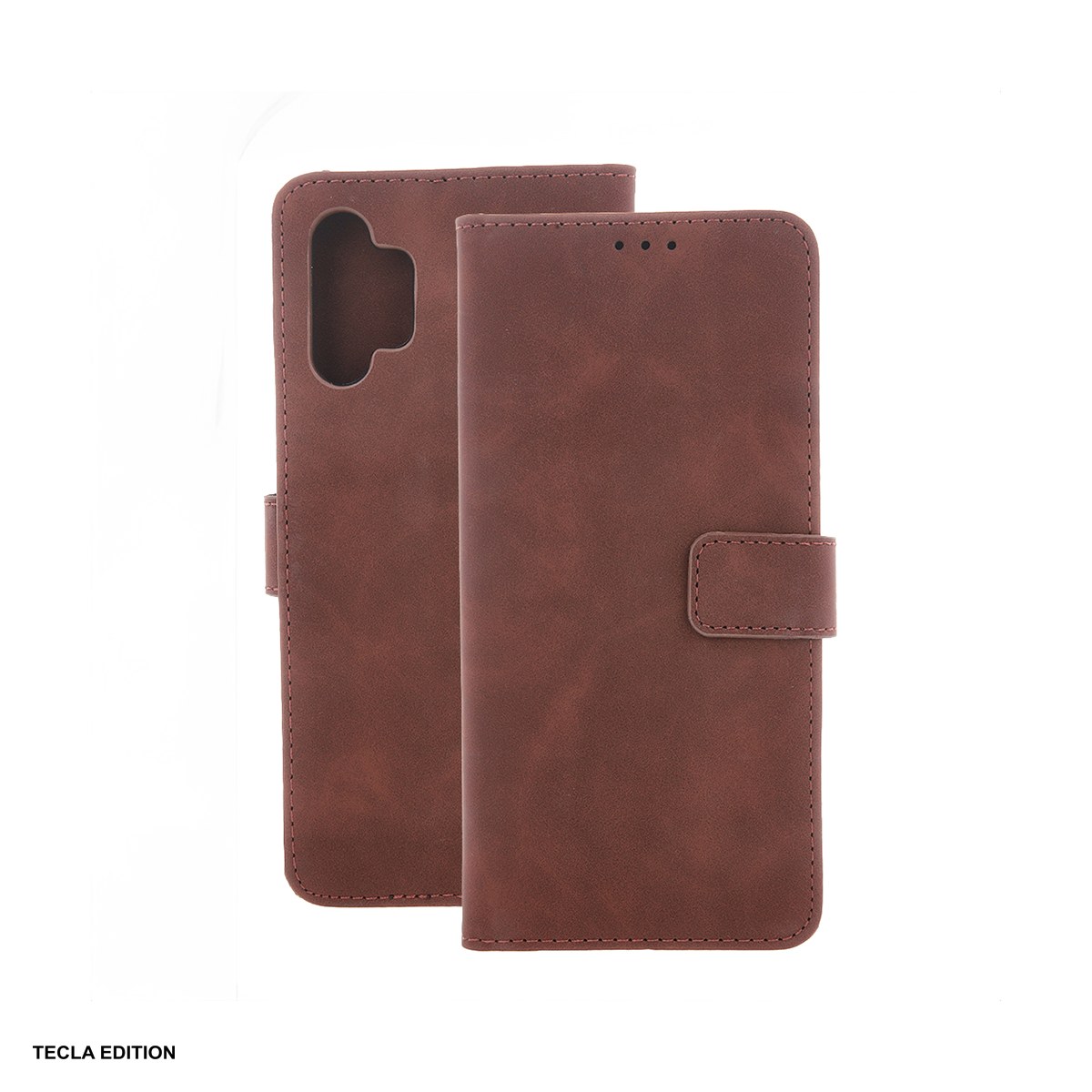 Huse si protectii pentru Realme 16 5G - Husa Smart Velvet pentru Realme 16 5G, tip carte cu inchidere magnetica, Maro