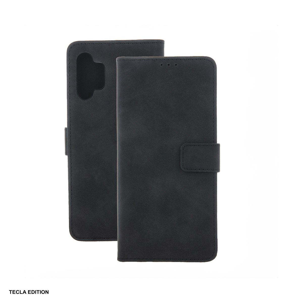 Huse si protectii pentru Honor 600 - Husa Smart Velvet pentru Honor 600 Pro, 600, tip carte cu inchidere magnetica, Negru