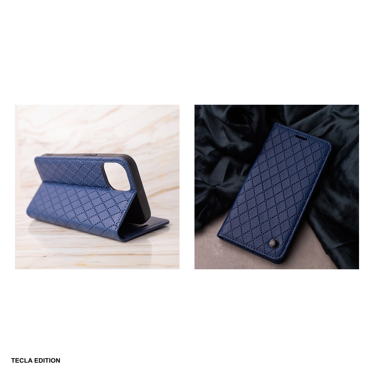 Husa Smart Caro pentru Honor 600 Pro, 600, tip carte, Bleumarin [4]
