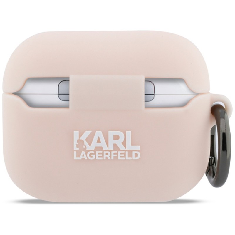 Husa casti Karl Lagerfeld Chaupette Head 3D pentru AirPods Pro 3, Roz