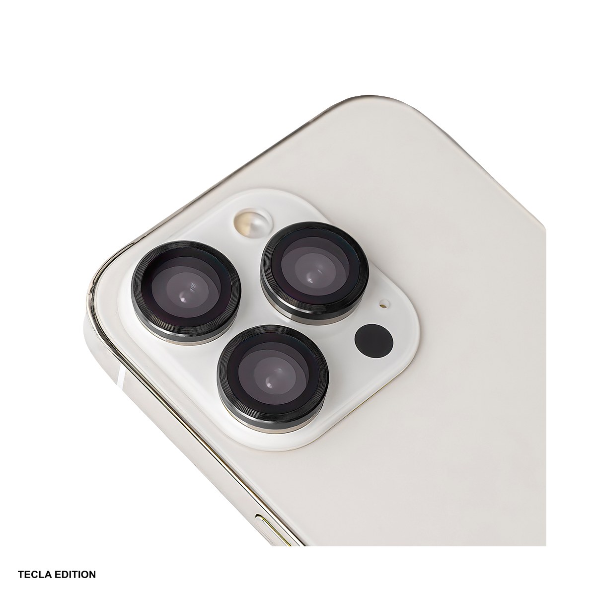 Huse si protectii smartphone - Set 3 folii protectie camera, cu rama neagra, pentru Apple iPhone 15 Pro Max / iPhone 15 Pro