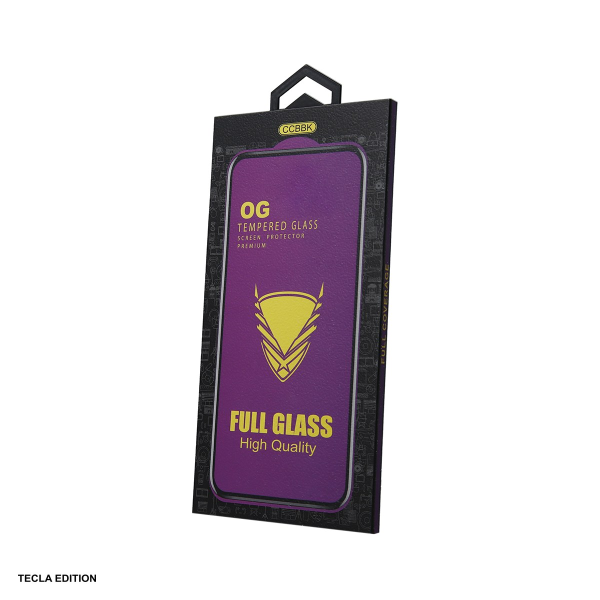 Huse si protectii smartphone - Folie sticla temperata OG Premium, cu rama neagra, pentru Apple iPhone 15 Pro Max