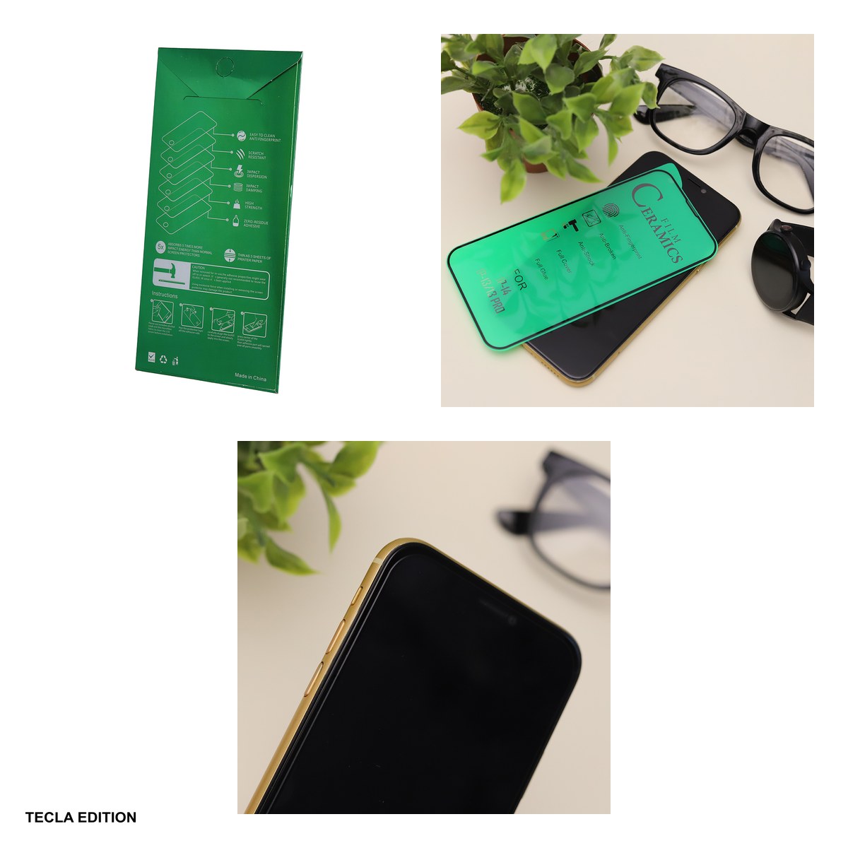Folie sticla temperata 9D ceramica pentru Apple iPhone 17 Air [3]