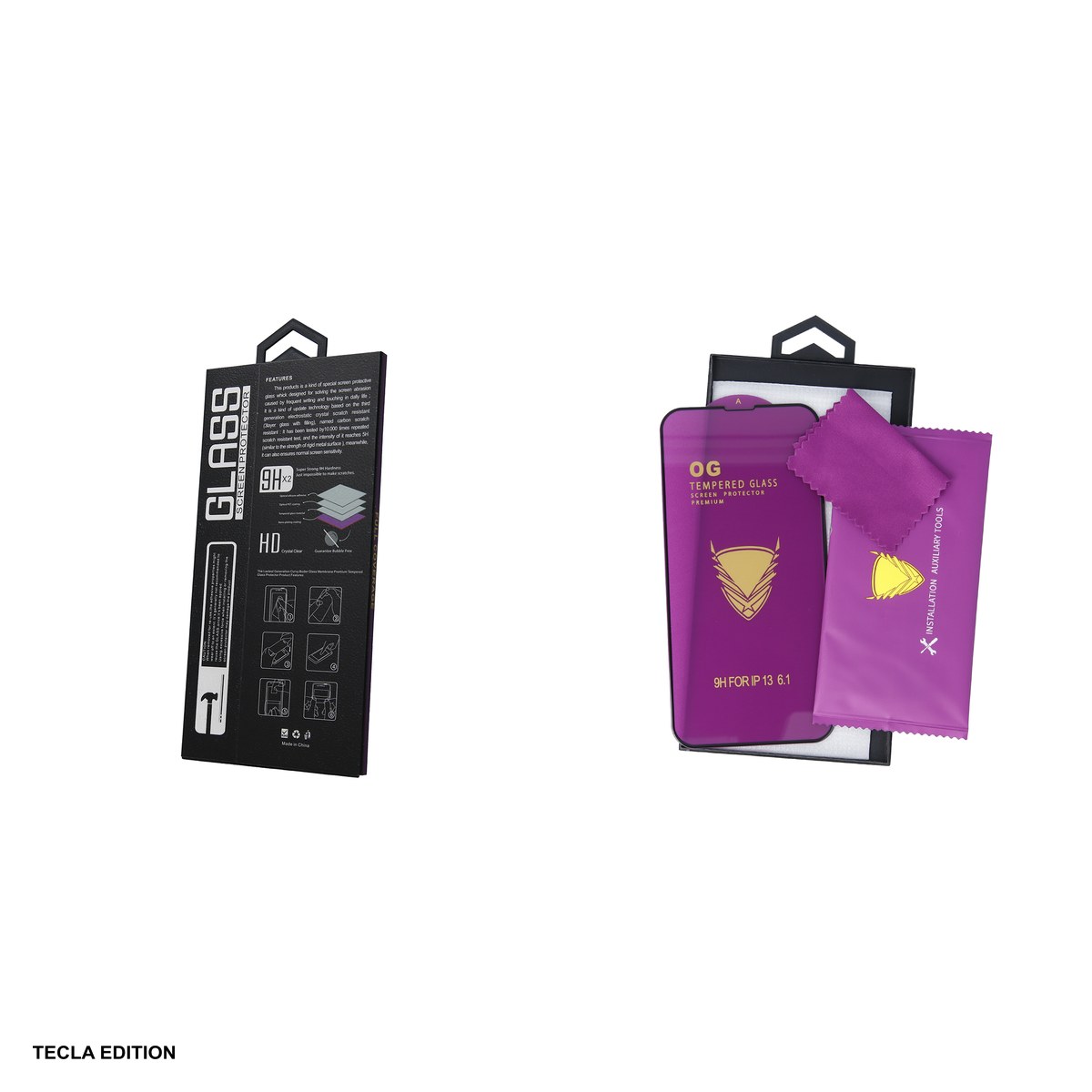 Folie sticla temperata OG Premium, cu rama neagra, pentru Apple iPhone 17 Air [3]