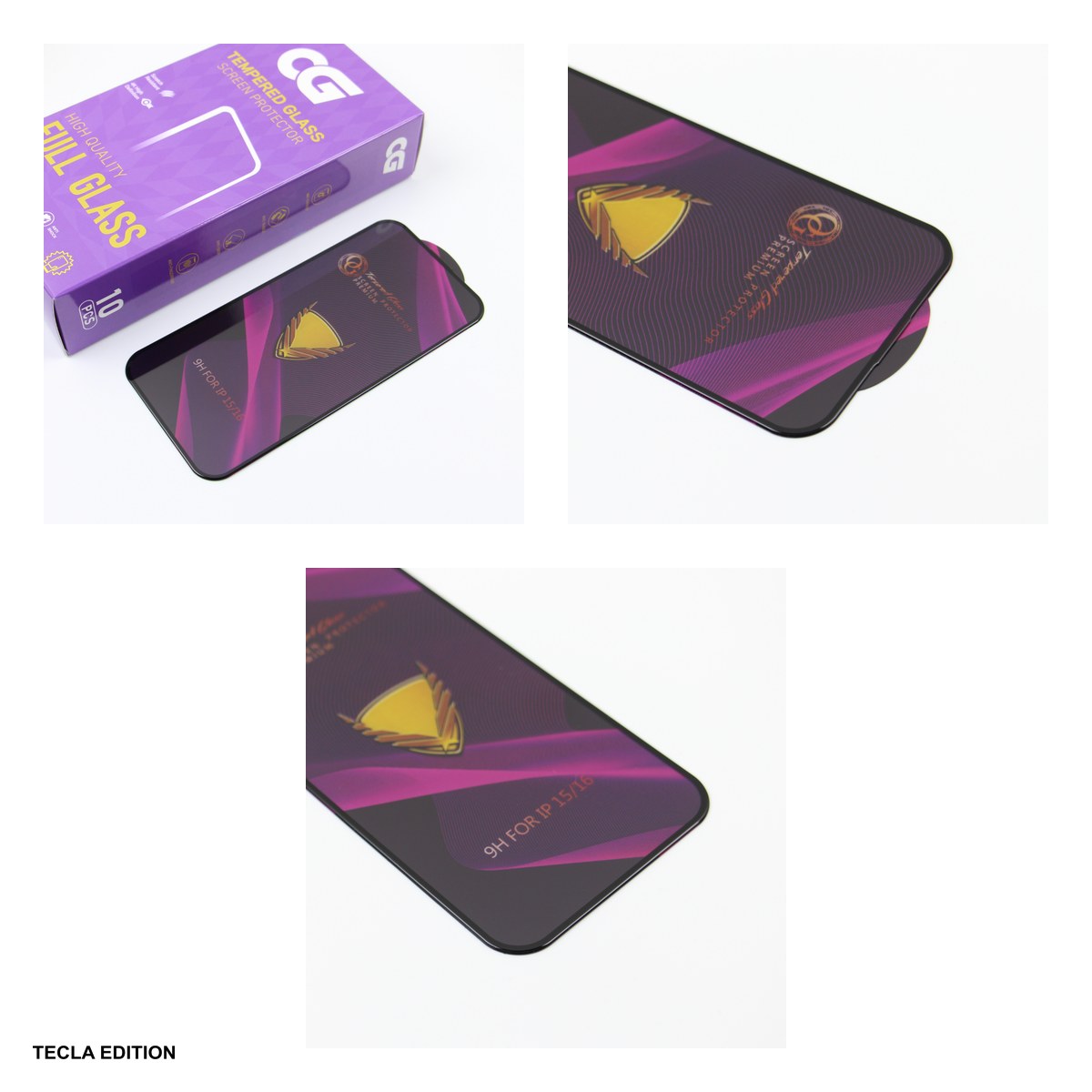 Set 10 folii sticla temperata OG Premium pentru Apple iPhone 17 Pro / iPhone 18 Pro [3]