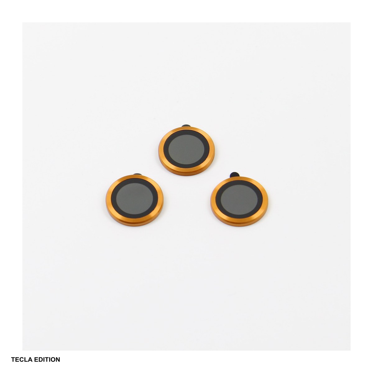 Huse si protectii pentru Apple iPhone 17 Pro Max - Folie protectie camera, cu rama portocalie, pentru Apple iPhone 17 Pro Max