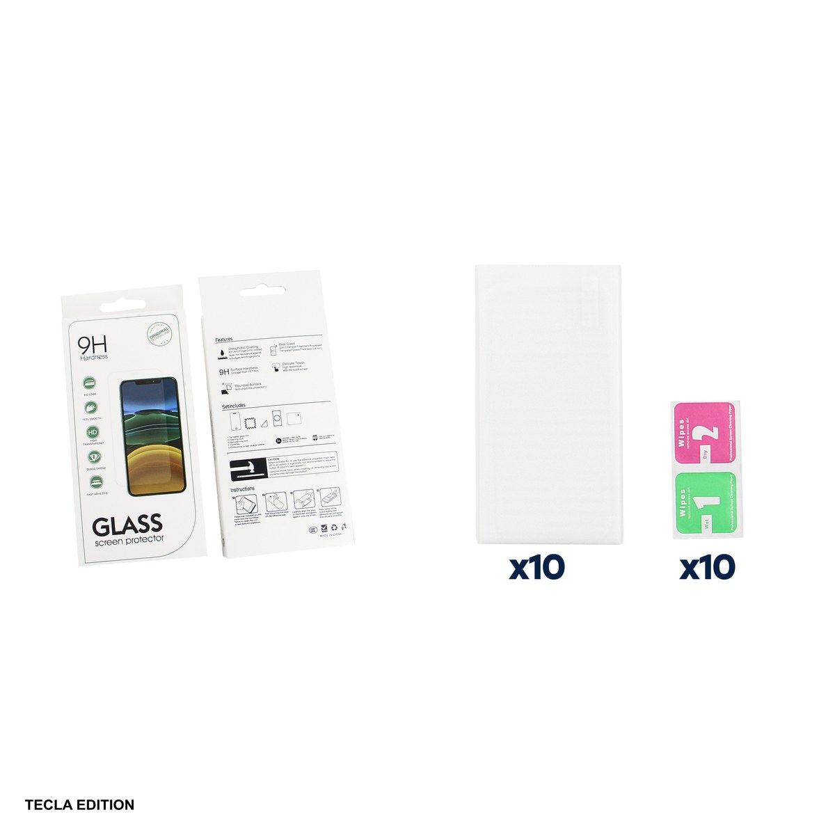 Set 10 folii sticla temperata 2,5D pentru Apple iPhone 17 Pro Max / iPhone 16 Pro Max / iPhone 18 Pro Max [4]