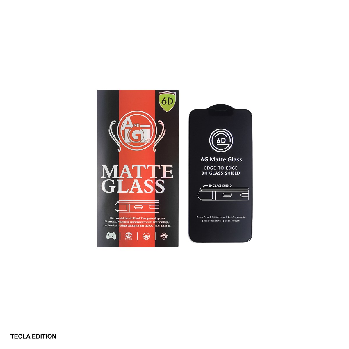 Huse si protectii smartphone - Folie sticla temperata 6D mata pentru Apple iPhone 17e / iPhone 13 / iPhone 13 Pro / iPhone 14 / iPhone 16e