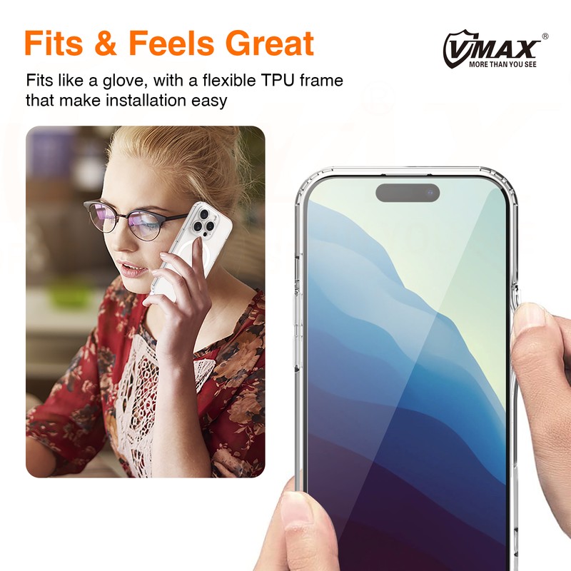 Husa Vmax Acrylic Anti-drop pentru iPhone 12 Pro, Carcasa, Transparent