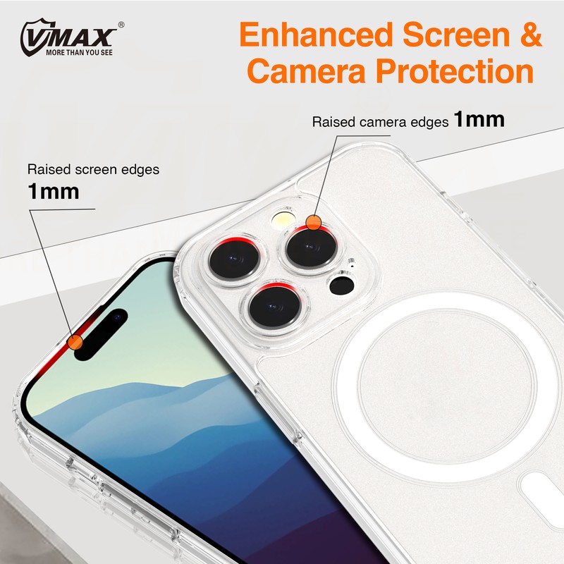Husa Vmax Acrylic Anti-drop pentru iPhone 12 Pro, Carcasa, Transparent