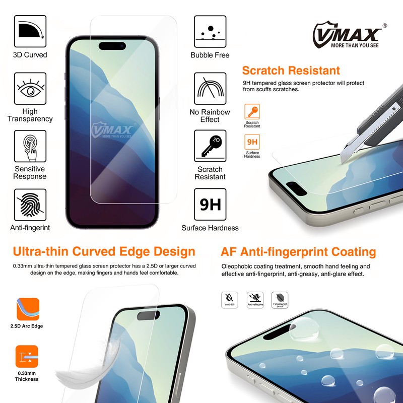 Folie sticla temperata pentru Xiaomi Redmi Note 13 4G, 2.5D, Vmax Set Case + Premium