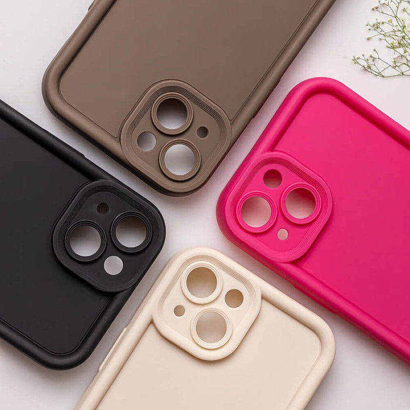 Husa Rim TPU pentru Samsung Galaxy A14 4G, Carcasa, Maro