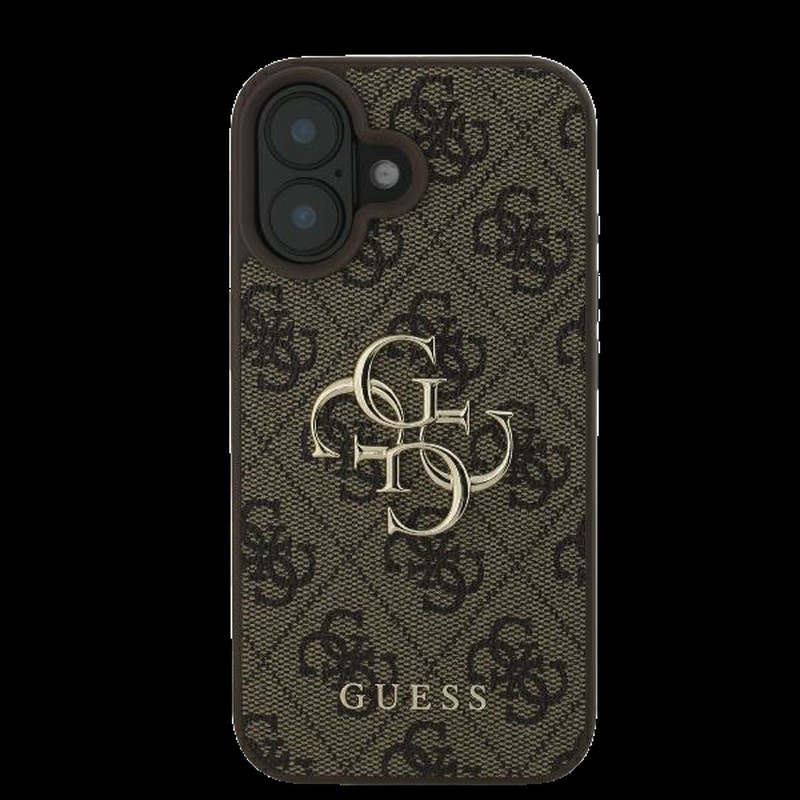 Husa Guess Logo pentru iPhone 16 Pro, Carcasa, Negru