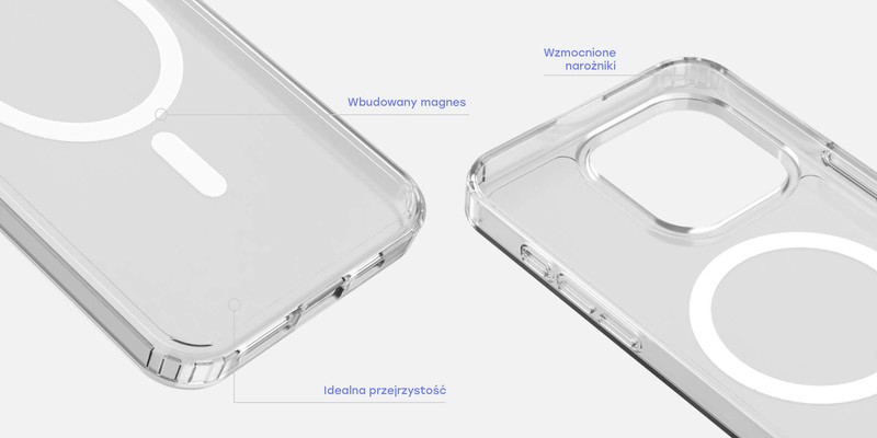 Husa Etteri Hybrid Mag pentru Samsung Galaxy S25 Ultra, Carcasa magnetica, Transparent