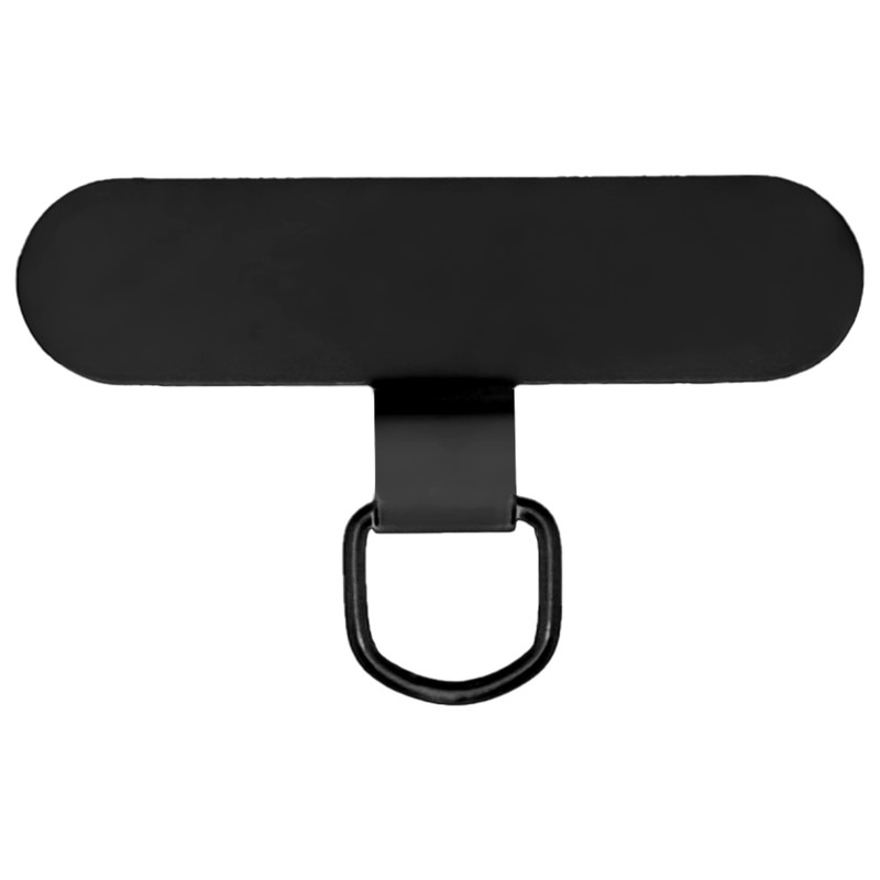 Insertie metalica universala pentru prinderea snurului la telefon, Negru