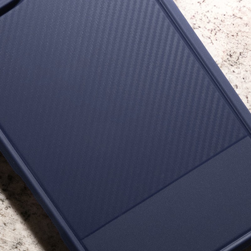 Husa Simple Carbon pentru iPhone 14, Carcasa, Mov
