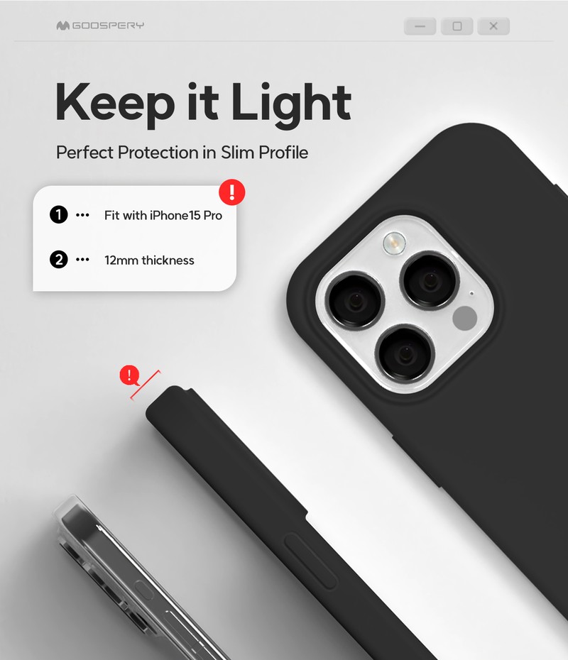 Husa Mercury Silicone pentru iPhone 17 Air, Carcasa, Roz