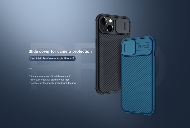 Husa Nillkin Camshield Pro pentru iPhone 17 Air, Carcasa, Negru
