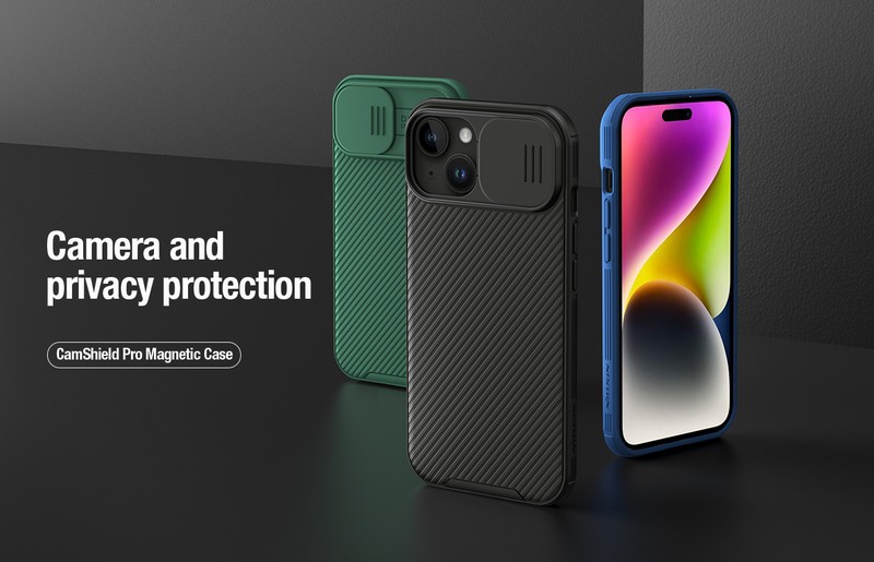 Husa Nillkin Camshield Pro Magnetic pentru iPhone 17 Pro Max, Carcasa, Negru transparent