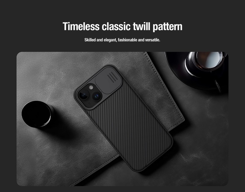 Husa Nillkin Camshield Pro Magnetic pentru iPhone 17 Pro Max, Carcasa, Negru transparent